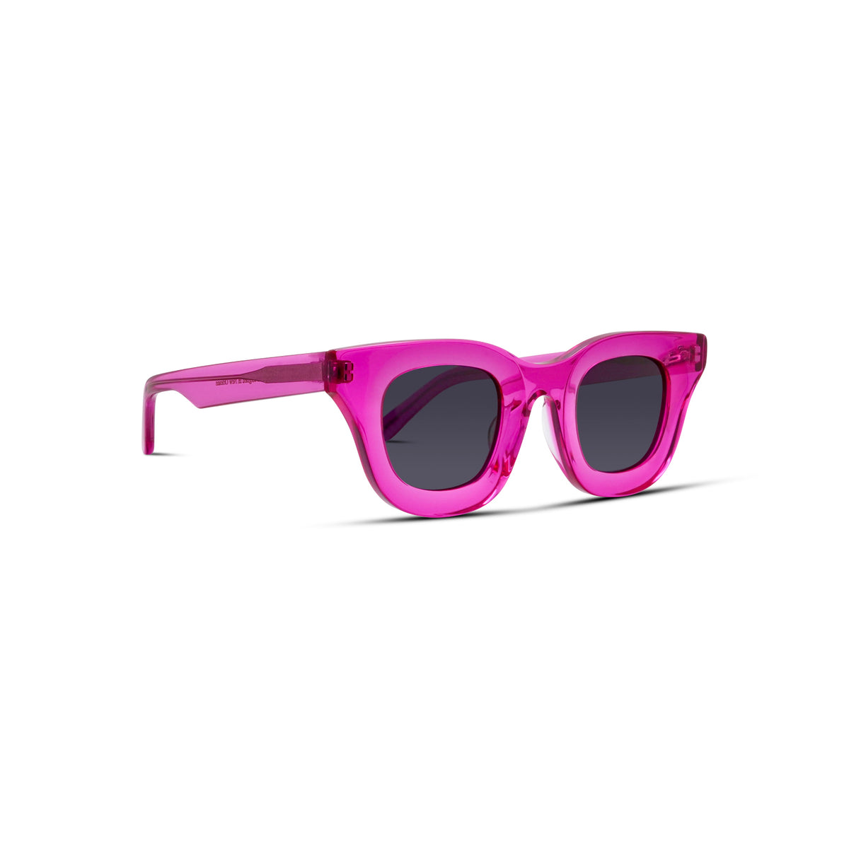 Baddie Hot Pink Fuchsia Polarized Sunglasses2