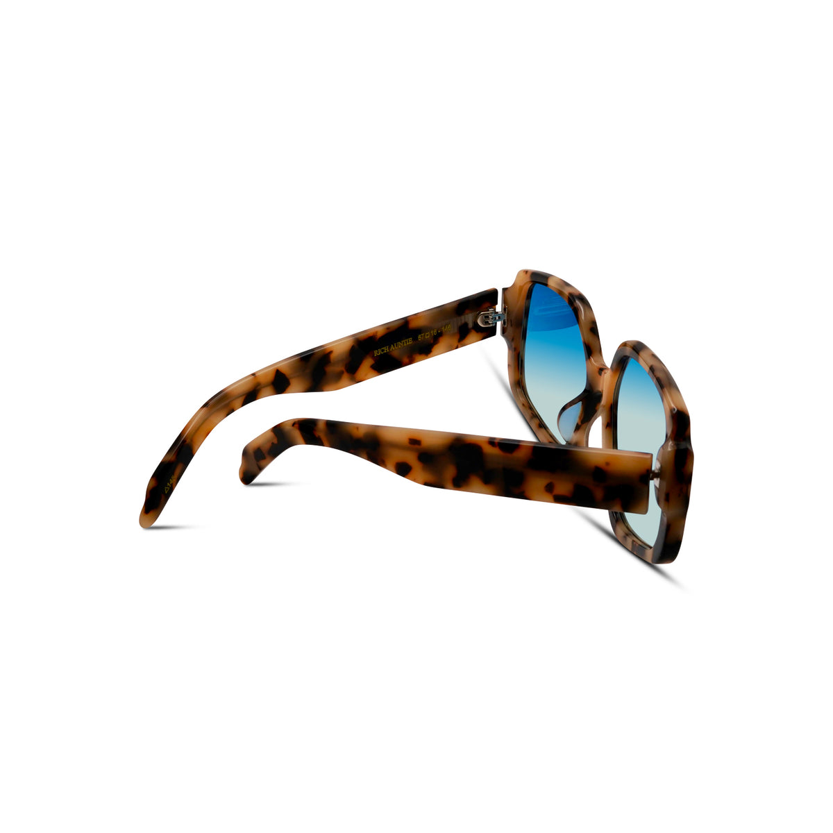 Rich Auntie - Camel Tort / Blue Mirage Gradient Lens